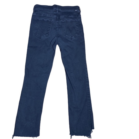 Mother jeans the insider step crop fray not guilty black size 28 - Picture 10 of 16